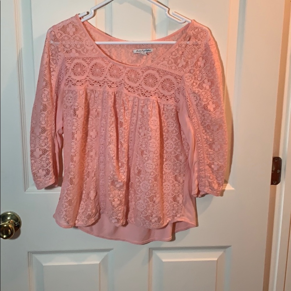 Size Small AE Pink Blouse